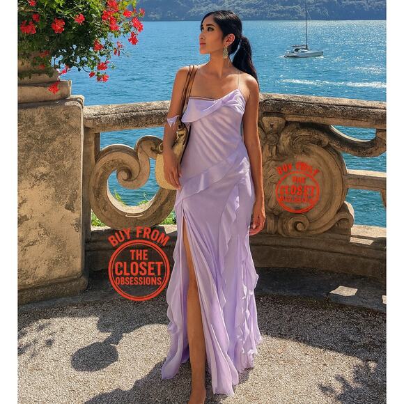 MANGO BLOGGER FAVE!!! Draped Neckline Maxi Dress NWT LAST ONE!!! - Picture 2 of 16